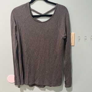 41 Hawthorn Long Sleeve Top - Charcoal